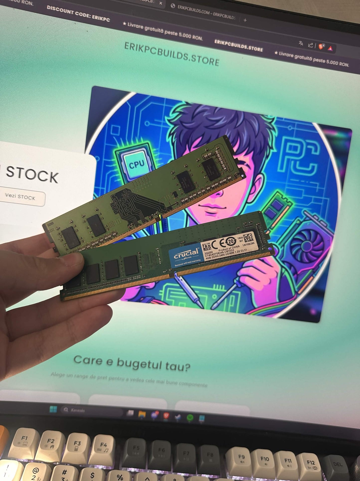2X4GB DDR4 RAM