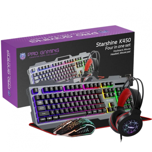 Kit 4 in 1 Pro Gaming K450